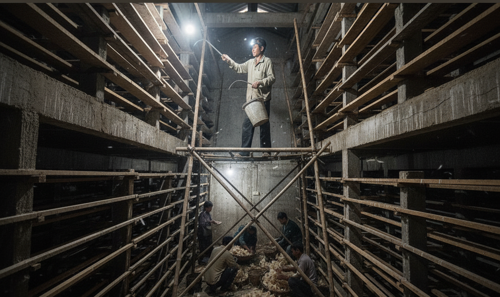 Natural bird nest background